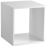 Cubo Decorativo FF MDP Branco - BRV Móveis