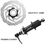 Cubo Traseiro Shimano Tourney Tx Fh-tx505 32f C/blocagem + Disco Rotor Shimano Sm-rt10 160mm