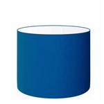 Cupula em Tecido Cilindrica Abajur Luminaria Cp-4146 40x30cm Azul Marinho