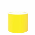 Cupula em Tecido Cilindrico Abajur Luminaria Cp-4143 35x25cm Amarelo