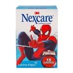Curativo Nexcare Spider-Man Á Prova D'água com 15 Unidades