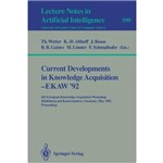 Current Developments In Knowledge Acquisition, Eka