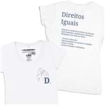 D de Direitos Iguais - Camiseta Clássica Feminina