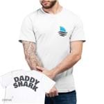 Daddy Shark - Camiseta Basicona Unissex
