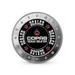 Dealer Button Copag - Prata