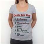 Death List Five - Camiseta Clássica Feminina