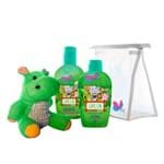 Delikad Kids Safari Hyppo Green Kit - Shampoo + Colônia Kit