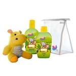 Delikad Kids Safari Hyppo Yellow Kit - Shampoo + Colônia Kit