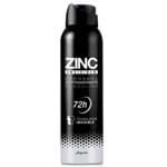 Desodorante Antitranspirante Aerossol Zinc Invisible 150 Ml