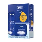 Desodorante Nivea Protect & Care Aerossol 150ml Gratis Sabonete Creme Care 90g