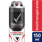 Desodorante Rexona Aerosol 90gr Masculino Antibac Invis
