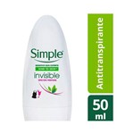 Desodorante Rollon Simple Invisible 50ml