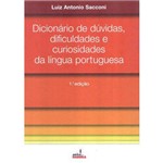 Dicionario de Duvidas, Dificuldades e Curiosidades da Lingua Portuguesa