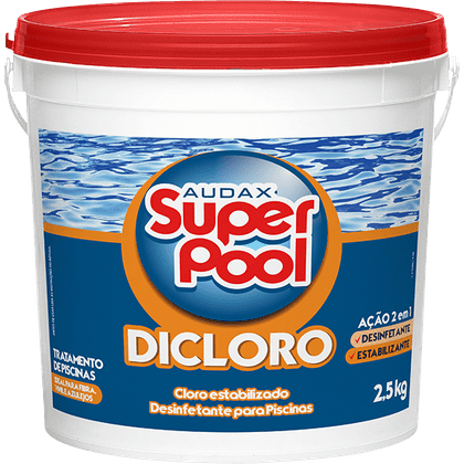 Dicloro para Piscinas 2,5kg Audax Super Pool