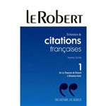 Dictionnaire de Citations Francaises - Tome 1