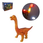 Dinossauro Brachiosaurus Colors Projeta Imagem com Som e Luz a Pilha