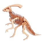 Dinossauro Parassauro Parassaurolophus Mdf Quebra Cabeça 3d