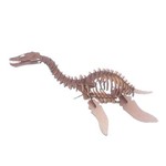 Dinossauro Plesiossauro Mdf Quebra Cabeça 3d