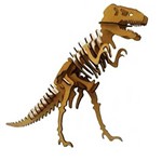 Dinossauro T Rex Tiranossauro Rex Mdf Quebra Cabeça 3d
