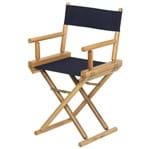 Diretor Movie Cadeira C/ Braços Eucalipto/azul Escuro