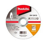 Disco Abrasivo de Corte para Inox 115 X 1.0 X 22.3 Mm (4.1/2") - B-12217-10 - Makita<BR>