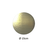 Disco de Papelão para Decoração Dourado 15cm C/20un