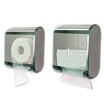 Dispenser Papel Toalha + Higiênico + Sabonete Urban Glass Verde