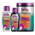 Diva de Crespo Turbinado Niely - Shampoo + Condicionador + Tratamento Kit