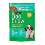 Dog Chow Sachê Filhotes Raças Pequenas Carne e Arroz 100g