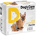 Dog's Care Fralda Higiênica Absorvente para ELES - Pacote com 6 Unidades P