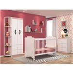 Dormitório Infantil Woody - Branco/rosê Moveis Arapongas
