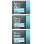 Dove Men Care Clean Comfort Sabonete 90g (kit C/03)