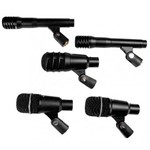 Drka3c2 - Kit 5 Microfones C/ Fio P/ Instrumentos Drk A3 C2 - Superlux