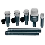 Drkb5c2 - Kit 7 Microfones C/ Fio P/ Instrumentos Drk B5 C2 - Superlux