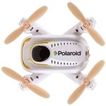 Drone Polaroid PL100 com Câmera SD Wi-Fi- Branco/Dourado