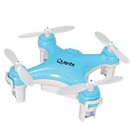 Drone Quanta Qtpdr2036 Mini com Giro de 360º - Azul/branco
