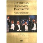 Dvd Carreras Domingo Pavarotti - Zubin Mehta - Live In Concert