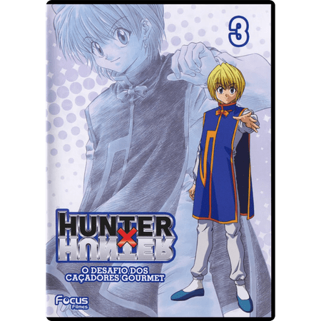 DVD Hunter X Hunter Vol. 3 o Desafio dos Caçadores Gourmet