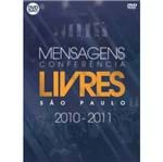 DVD Livres para Adorar Mensagem Conferência São Paulo ao Vivo Duplo