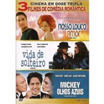 Dvd Nosso Louco Amor / Vida de Solteiro / Mickey Olhos Azuis