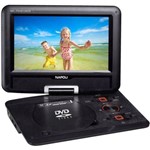 DVD Player Portátil Tela 12" 3D Napoli Npl-pdvd12893d