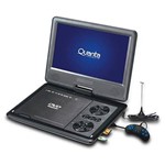 DVD Portátil Quanta QTPDVD200 Tela 9.5" Modo Jogo/USB/SD/FM