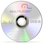 DVD-R 4.7GB 1 Unidade Multilaser