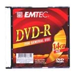 Dvd-R Emtec Gravável Dvd-R Emtec Mini 4x1.4GB Box Slim