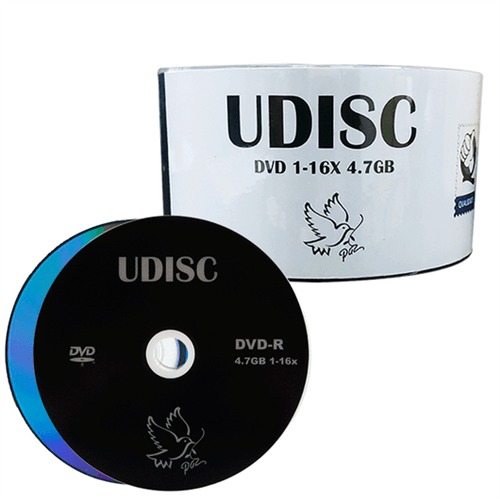 DVD-R Udisc com Logo Preto - 1 Unidade