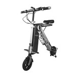 E-Bike Bicicleta Eletrica 250W 36V Ciclo Cinza - Autonomia Até 18km Dobrável Mymax