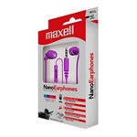 Earphone com Microfone Maxell Roxo - 7453