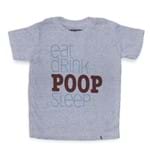 Eat Drink Poop Sleep - Camiseta Clássica Infantil