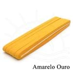 Elástico Chato Colorido 7mm - 10 Metros (Ideal para Biquini) Amarelo Ouro