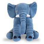 Elefante Almofada Plush Azul 40 Médio 40 Cm Anti-alérgico Toybrink